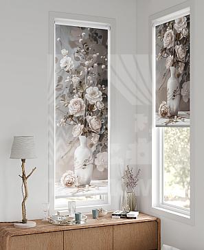 Рулонная штора «Флорко - 161 - ширина 57 см» | фото 2