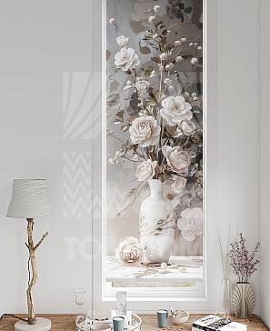 Рулонная штора «Флорко - 161 - ширина 57 см» | фото 3