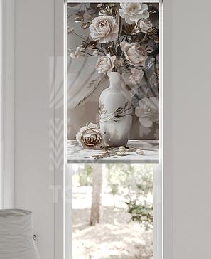 Рулонные шторы «Флорко - 161 - ширина 57 см»