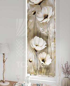 Рулонные шторы «Флорко - 162 - ширина 57 см»