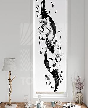 Рулонная штора «Флорко - 163 - ширина 57 см» | фото 3