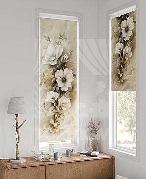 Рулонная штора «Флорко - 167 - ширина 57 см» | фото 2