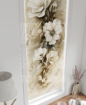 Рулонные шторы «Флорко - 167 - ширина 57 см»