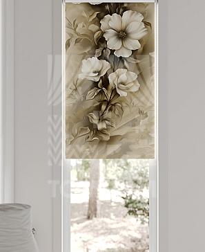 Рулонные шторы «Флорко - 167 - ширина 57 см»