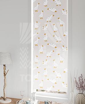 Рулонные шторы «Флорко - 168 - ширина 57 см»