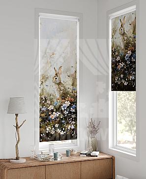 Рулонная штора «Флорко - 171 - ширина 57 см» | фото 2