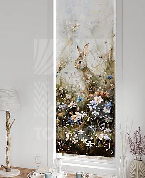 Рулонные шторы «Флорко - 171 - ширина 57 см»