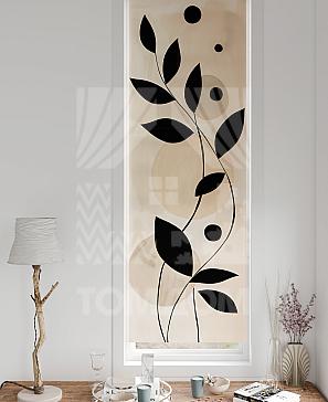 Рулонная штора «Флорко - 172 - ширина 57 см» | фото 3