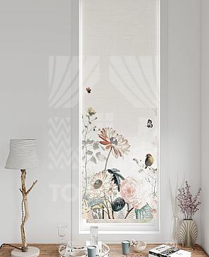 Рулонная штора «Флорко - 173 - ширина 57 см» | фото 3