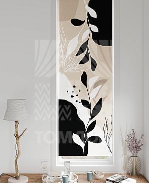Рулонная штора «Флорко - 179 - ширина 57 см» | фото 3