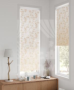 Рулонная штора «Флорко - 184 - ширина 57 см» | фото 2