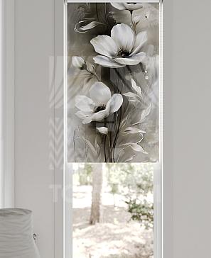 Рулонные шторы «Флорко - 185 - ширина 57 см»