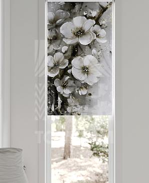 Рулонные шторы «Флорко - 187 - ширина 57 см»