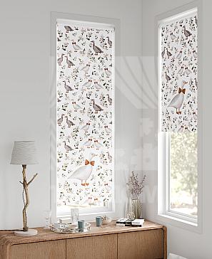 Рулонная штора «Флорко - 193 - ширина 57 см» | фото 2