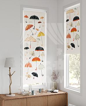 Рулонная штора «Флорко - 199 - ширина 57 см» | фото 2