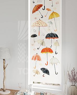 Рулонные шторы «Флорко - 199 - ширина 57 см»