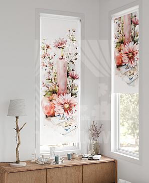 Рулонная штора «Флорко - 203 - ширина 57 см» | фото 2