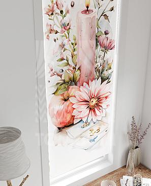 Рулонные шторы «Флорко - 203 - ширина 57 см»