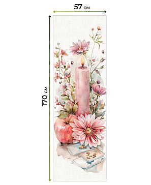 Рулонные шторы «Флорко - 203 - ширина 57 см»