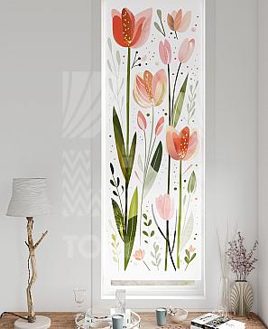 Рулонная штора «Флорко - 208 - ширина 57 см» | фото 3