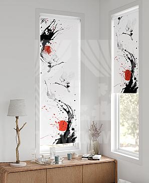 Рулонная штора «Флорко - 209 - ширина 57 см» | фото 2