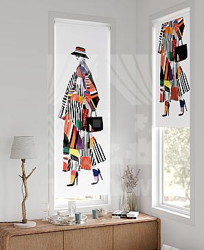 Рулонная штора «Флорко - 211 - ширина 57 см» | фото 2