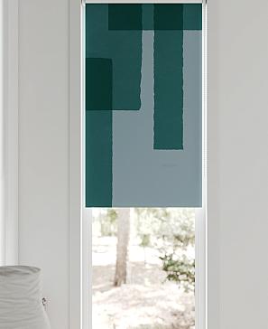 Рулонные шторы «Флорко - 03 - ширина 57 см»