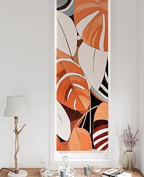 Рулонная штора «Флорко - 04  - ширина 57 см» | фото 3