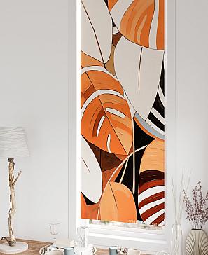 Рулонные шторы «Флорко - 04 - ширина 57 см»