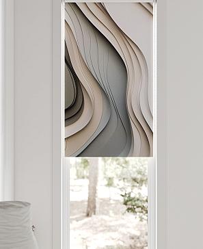 Рулонные шторы «Флорко - 10 - ширина 57 см»