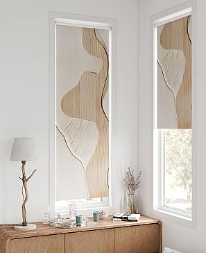 Рулонная штора «Флорко - 11  - ширина 57 см» | фото 2