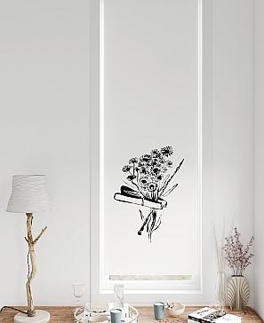 Рулонная штора «Флорко - 19  - ширина 57 см» | фото 3