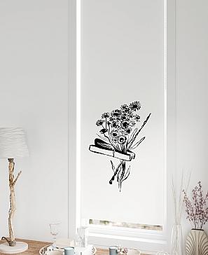 Рулонные шторы «Флорко - 19 - ширина 57 см»