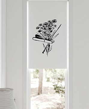 Рулонные шторы «Флорко - 19 - ширина 57 см»