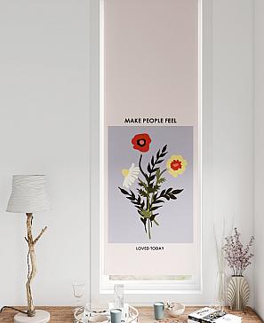 Рулонная штора «Флорко - 22  - ширина 57 см» | фото 3