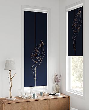 Рулонная штора «Флорко - 29  - ширина 57 см» | фото 2