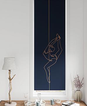 Рулонная штора «Флорко - 29  - ширина 57 см» | фото 3