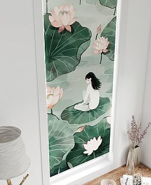 Рулонные шторы «Флорко - 68 - ширина 57 см»