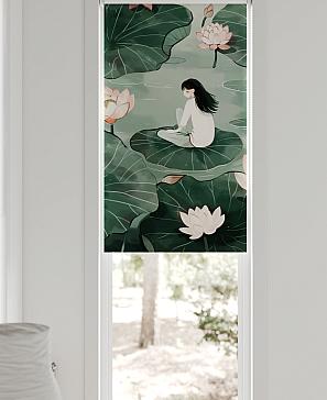 Рулонные шторы «Флорко - 68 - ширина 57 см»