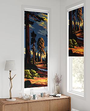 Рулонная штора «Флорко - 82  - ширина 57 см» | фото 2