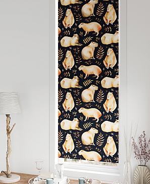 Рулонные шторы «Флорко - 83 - ширина 57 см»