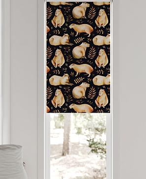 Рулонные шторы «Флорко - 83 - ширина 57 см»