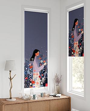 Рулонная штора «Флорко - 85  - ширина 57 см» | фото 2