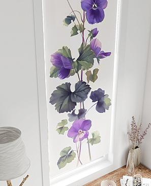 Рулонные шторы «Флорко - 91 - ширина 57 см»