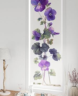 Рулонные шторы «Флорко - 91 - ширина 57 см»