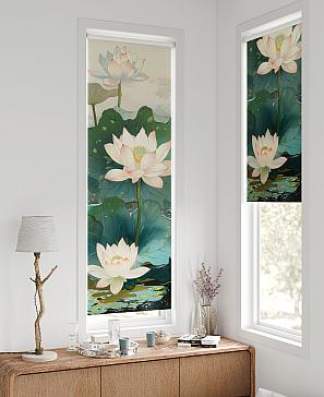 Рулонная штора «Флорко - 94  - ширина 57 см» | фото 2