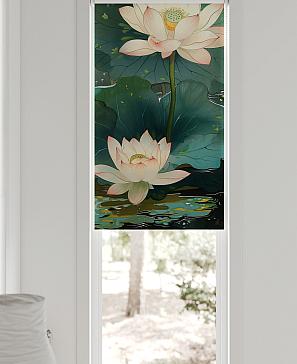 Рулонные шторы «Флорко - 94 - ширина 57 см»