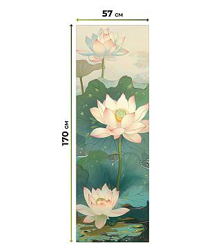 Рулонные шторы «Флорко - 94 - ширина 57 см»