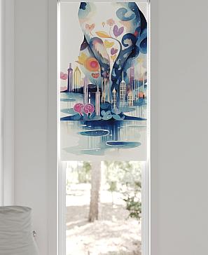 Рулонная штора «Лигрид - 01 - ширина 47 см» | фото 3