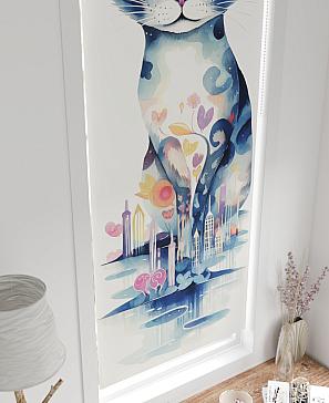 Рулонная штора  «Лионда - 01 - ширина 68 см»